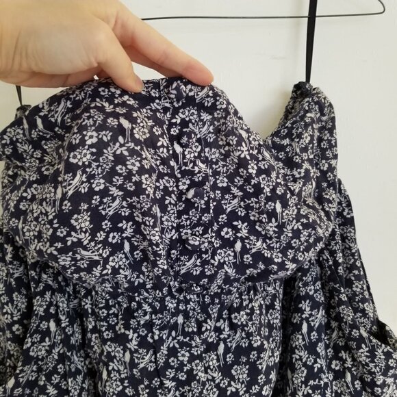 Torrid Floral Sleeveless Babydoll Smocked Tube Top - Picture 2 of 9